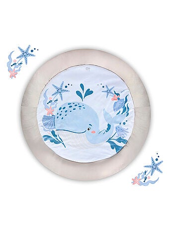 Tapis d'eveil doux avec jouets et arceaux