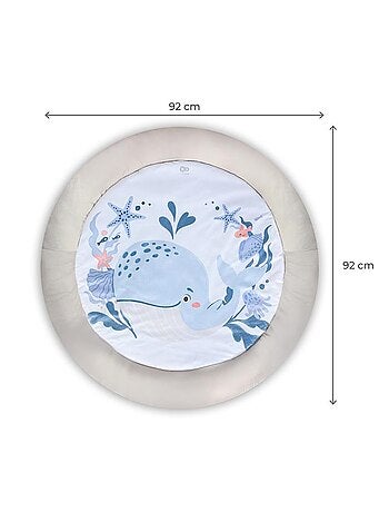 Tapis d'eveil doux avec jouets et arceaux