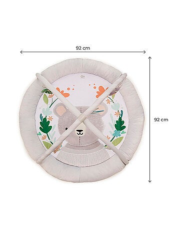 Tapis d'eveil doux avec jouets et arceaux