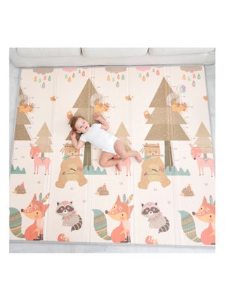 Tapis d'éveil en mousse, épais et pliable pour enfants - 180 x 120 - INDIANS | SUPERBE BEBE