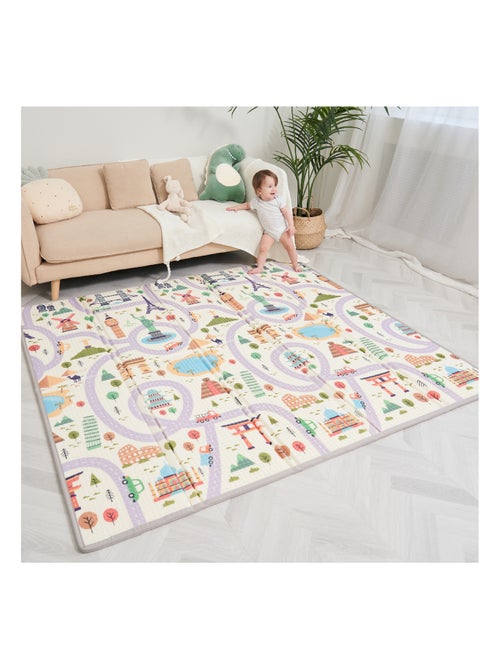Tapis d'éveil en mousse, épais et pliable pour enfants - MONUMENTS | SUPERBE BEBE - Kiabi