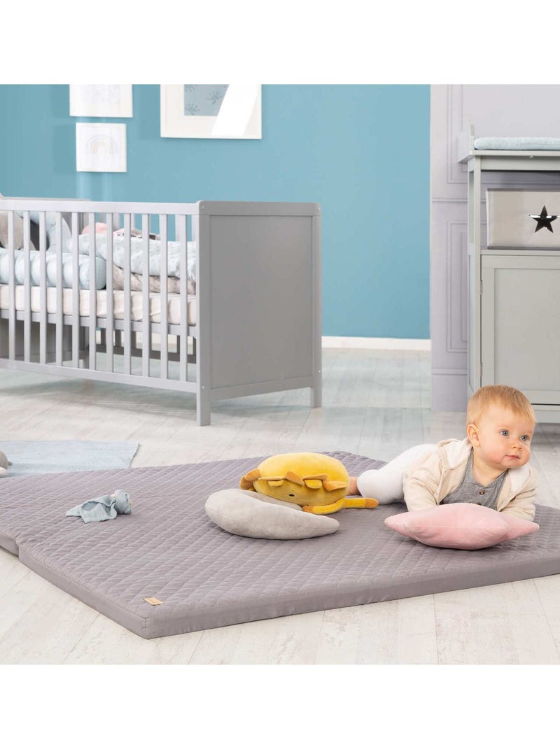 Tapis d'éveil en mousse pliant et déhoussable - ROBA 'roba Style' Gris - Kiabi