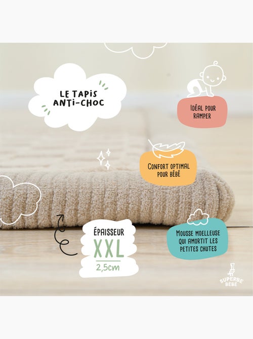 Tapis d'éveil et de jeu en mousse  - 200x150x2,5 - Coccon Plus | SUPERBE BEBE - Kiabi