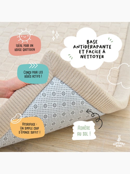 Tapis d'éveil et de jeu en mousse  - 200x150x2,5 - Coccon Plus | SUPERBE BEBE - Kiabi
