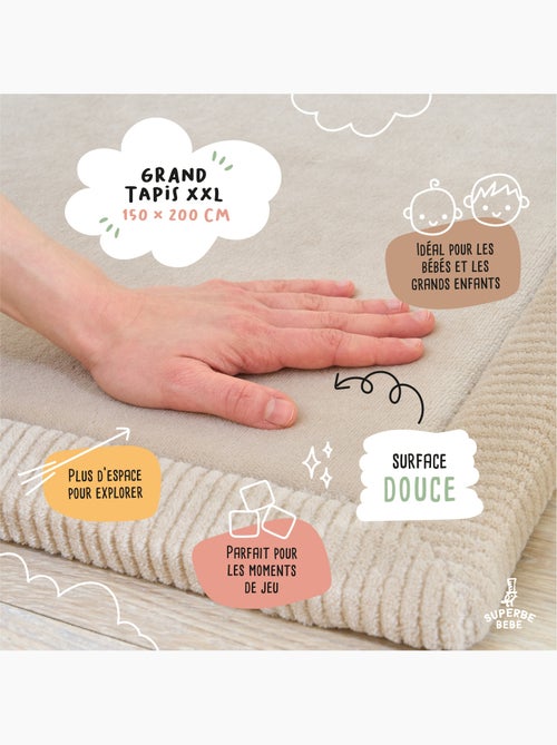 Tapis d'éveil et de jeu en mousse - 200x150x2,5 - Coccon Plus | SUPERBE BEBE - Kiabi Tapis d'éveil et de jeu en mousse - 200x150x2,5 - Coccon Plus | SUPERBE BEBE - Kiabi