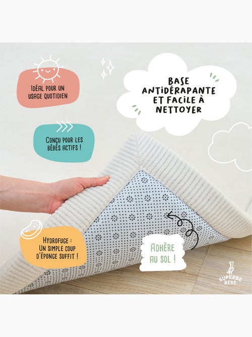 Tapis d'éveil et de jeu en mousse  - 200x150x2,5 - Coccon Plus | SUPERBE BEBE - Kiabi