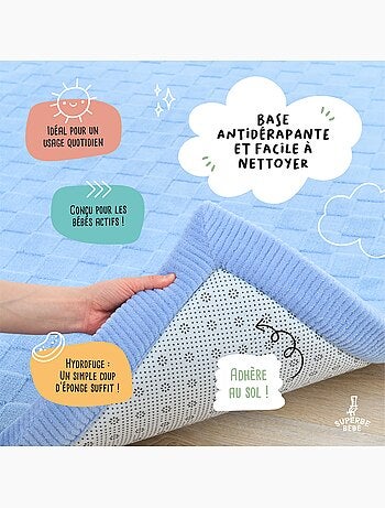 Tapis d'éveil et de jeu en mousse - 200x150x2,5 - Coccon Plus | SUPERBE BEBE