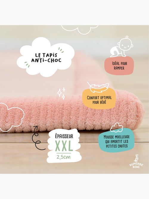 Tapis d'éveil et de jeu en mousse  - 200x150x2,5 - Coccon Plus | SUPERBE BEBE - Kiabi
