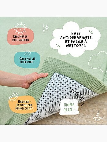 Tapis d'éveil et de jeu en mousse - 200x150x2,5 - Coccon Plus | SUPERBE BEBE