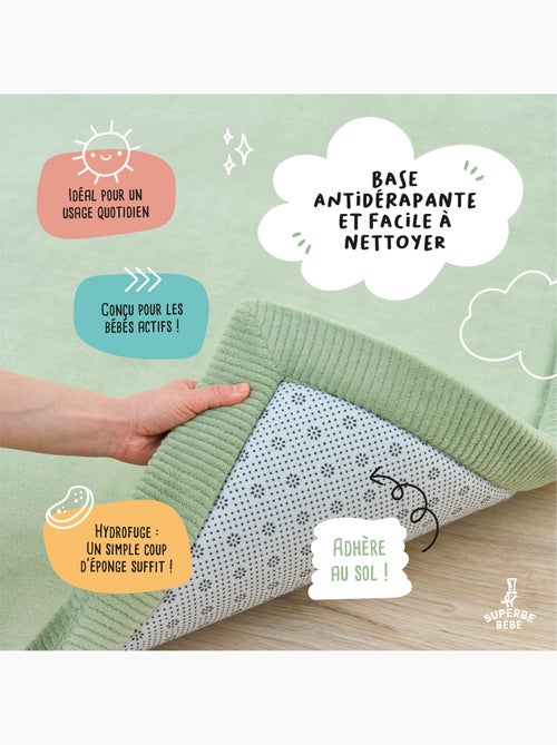 Tapis d'éveil et de jeu en mousse  - 200x150x2,5 - Coccon Plus | SUPERBE BEBE - Kiabi