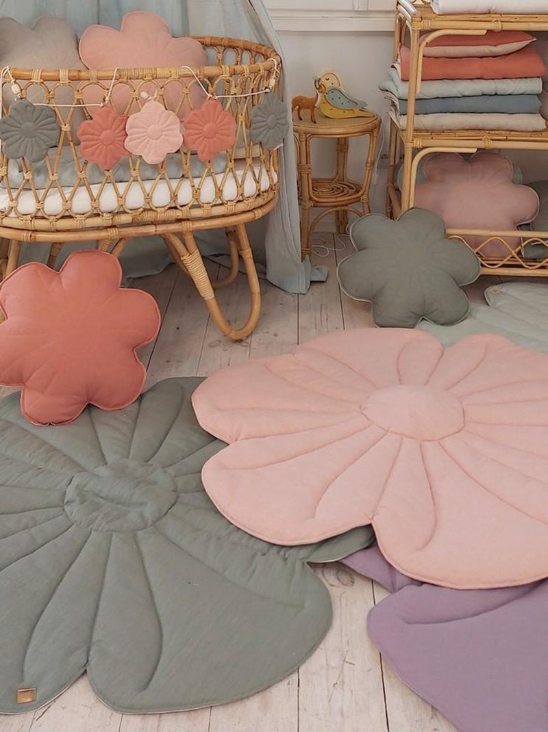 Tapis d'éveil fleur Bloom Rose clair Rose clair - Kiabi