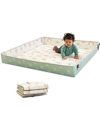 Tapis d'éveil géant réversible arc-en-ciel - mousse pliable - infantino