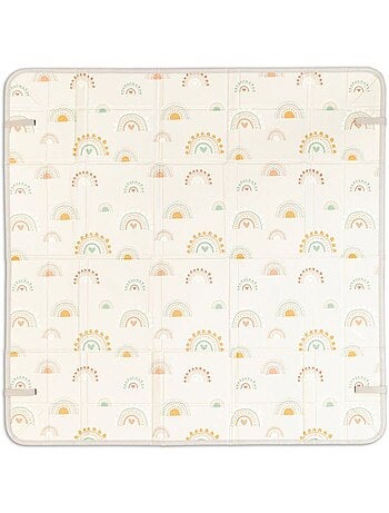 Tapis d'éveil géant réversible arc-en-ciel - mousse pliable - infantino