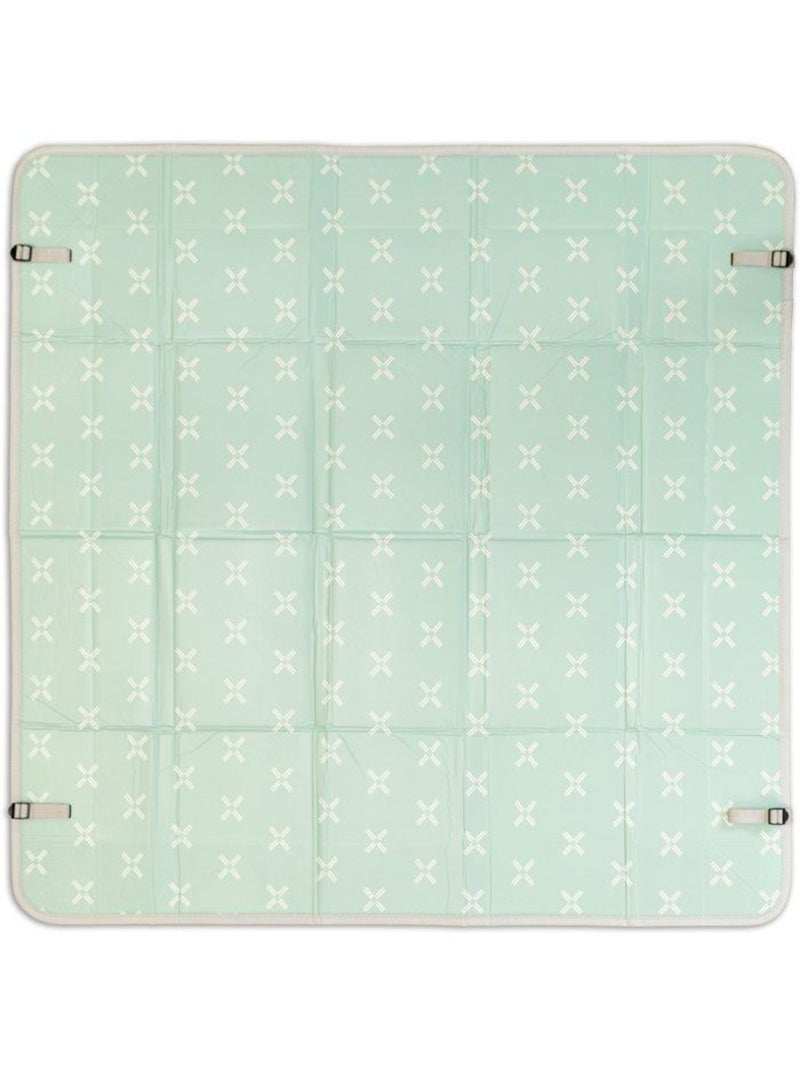 Tapis d'éveil géant réversible arc-en-ciel - mousse pliable - infantino Vert - Kiabi