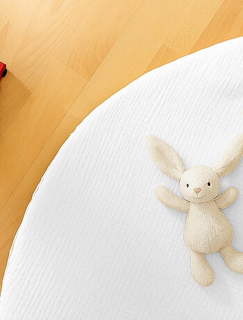 Tapis d'Eveil Havane en Coton Bio Rose
