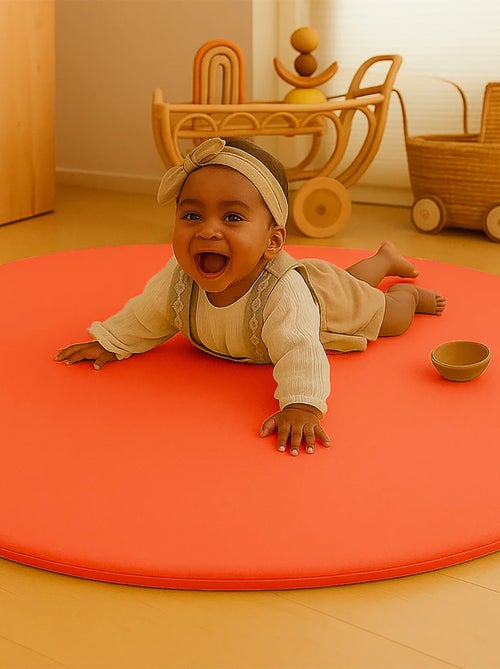 Tapis d'Eveil Havane en Coton Bio Fraise - Kiabi