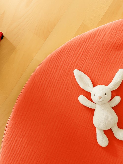 Tapis d'Eveil Havane en Coton Bio Fraise - Kiabi