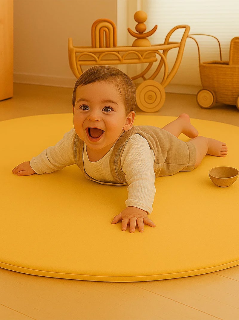 Tapis d'Eveil Havane en Coton Bio Honey Miel - Kiabi
