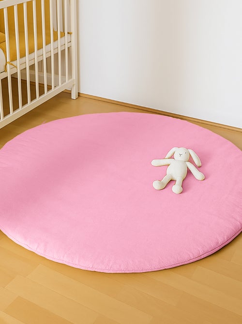 Tapis d'Eveil Havane en Coton Bio Rose - Kiabi