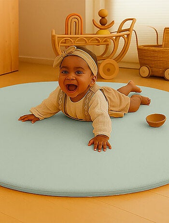 Tapis d'Eveil Havane en Coton Bio Rose