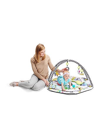 Tapis d’éveil Kinderkraft SMARTPLAY avec 7 jouets, 20 balles et fonction parc sécurisé