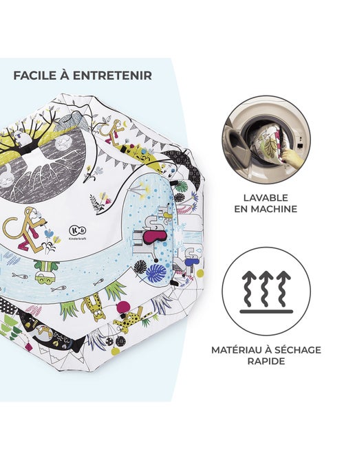 Tapis d’éveil Kinderkraft SMARTPLAY avec 7 jouets, 20 balles et fonction parc sécurisé - Kiabi