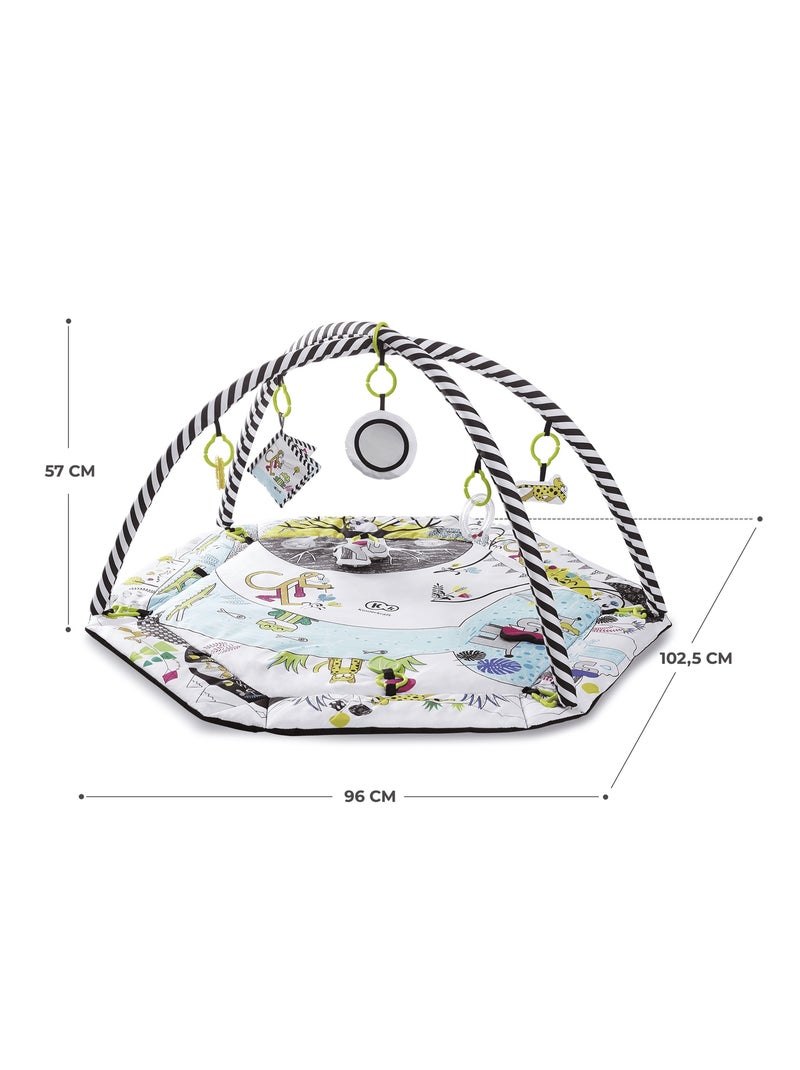 Tapis d’éveil Kinderkraft SMARTPLAY avec 7 jouets, 20 balles et fonction parc sécurisé Multicolore - Kiabi
