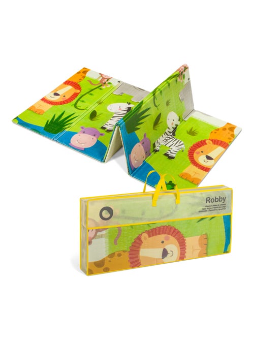 Tapis d'éveil LIONELO Robby - 180x200 cm - Tapis double face - Bonne isolation du sol - Kiabi