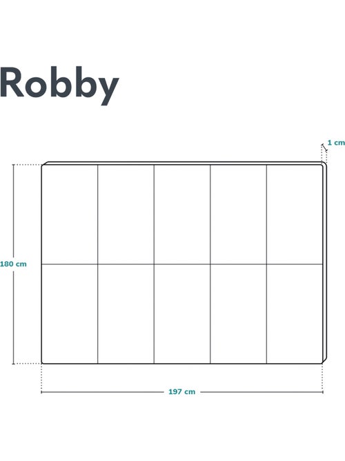 Tapis d'éveil LIONELO Robby - 180x200 cm - Tapis double face - Bonne isolation du sol - Kiabi Tapis d'éveil LIONELO Robby - 180x200 cm - Tapis double face - Bonne isolation du sol - Kiabi
