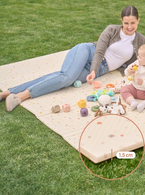 Tapis d'éveil LIONELO Zora - Double face - 180x200 cm - Bonne isolation du sol - Kiabi