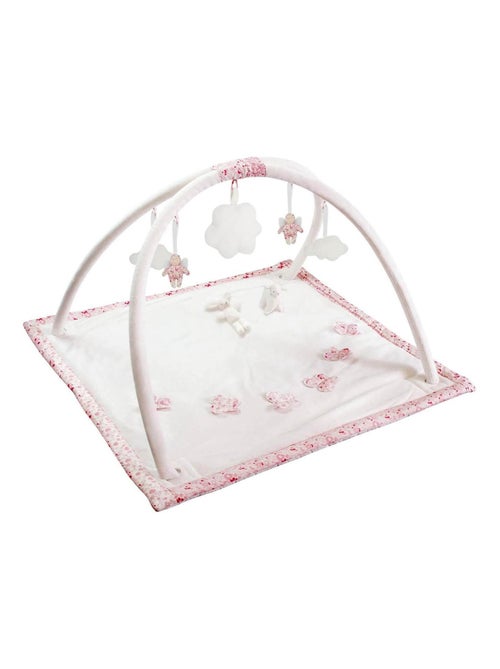 Tapis d'Eveil Musical - Fleurs Roses Mouton & Lapin - Kiabi