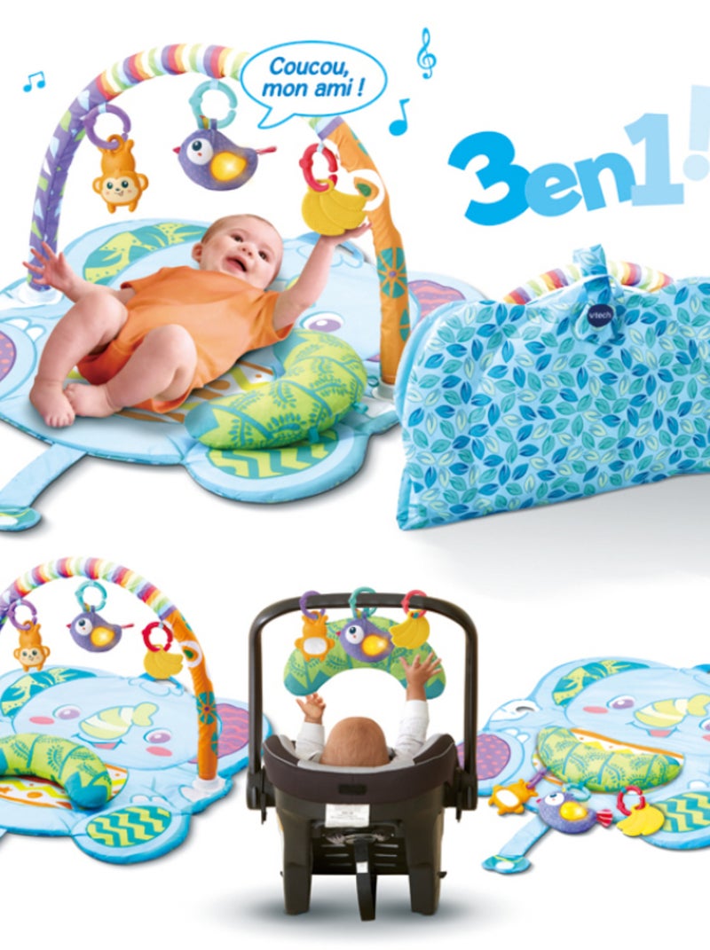 Tapis d'éveil musical éléphanteau Multicolore - Kiabi