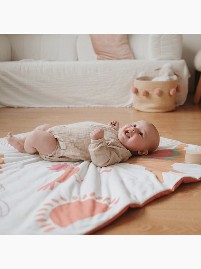Tapis d'éveil nomade alpaga Rose - Kiabi