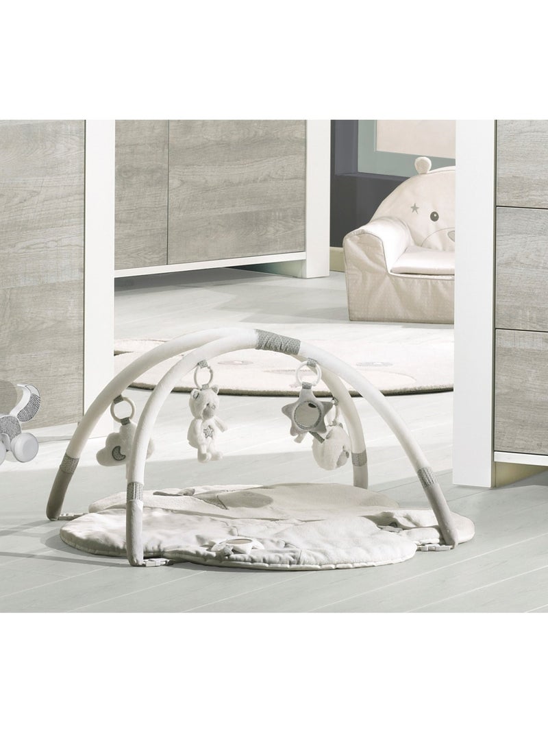 Tapis d'éveil nuage avec arches en polyester - SAUTHON Blanc - Kiabi