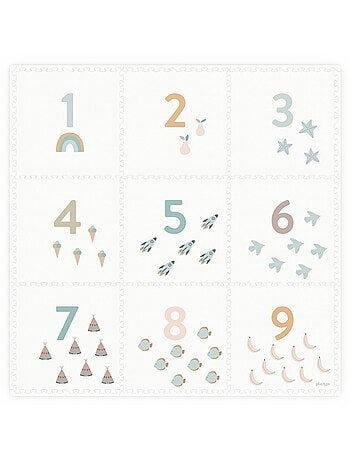 Tapis d'éveil Numbers d'uble Face en EVA