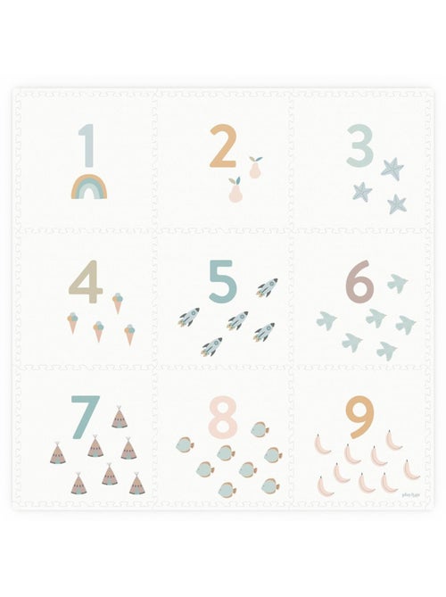 Tapis d'éveil Numbers d'uble Face en EVA - Kiabi