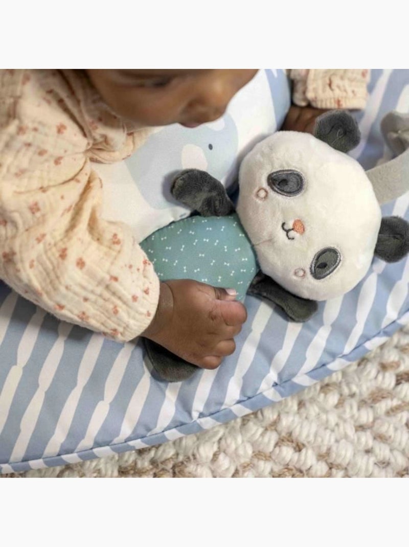 Tapis d'éveil pliable cozy spot éléphant - arche en bois - ingenuity Bleu - Kiabi