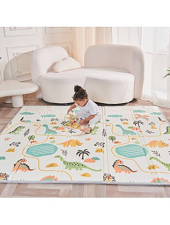 Tapis d'éveil pliable en mousse, réversible et imperméable - 200x180x1,5 - FOX | SUPERBE BEBE