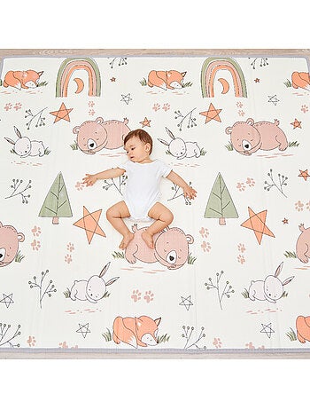 Tapis d'éveil pliable en mousse, réversible et imperméable - 180x150x1 - FOX | SUPERBE BEBE