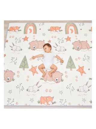 Tapis d'éveil pliable en mousse, réversible et imperméable - 180x150x1 - FOX | SUPERBE BEBE