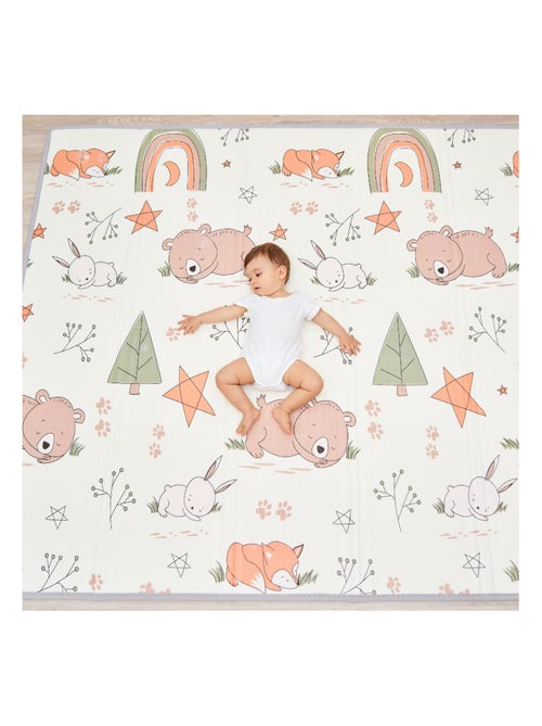 Tapis d'éveil pliable en mousse, réversible et imperméable - 180x150x1 - FOX | SUPERBE BEBE - Kiabi
