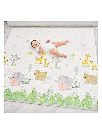 Tapis d'éveil pliable en mousse, réversible et imperméable - 200x180x1,5 - FOX | SUPERBE BEBE