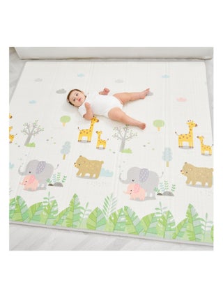Tapis d'éveil pliable en mousse, réversible et imperméable - 180x150x1 - SAVANNAH | SUPERBE BEBE