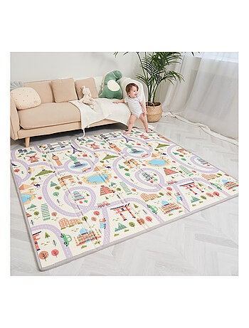 Tapis d'éveil pliable en mousse, réversible et imperméable - 200x180x1,5 - FOX | SUPERBE BEBE