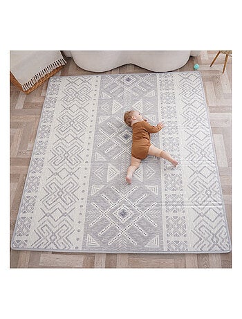 Tapis d'éveil pliable en mousse, réversible et imperméable - 200x180x1,5 - FOX | SUPERBE BEBE