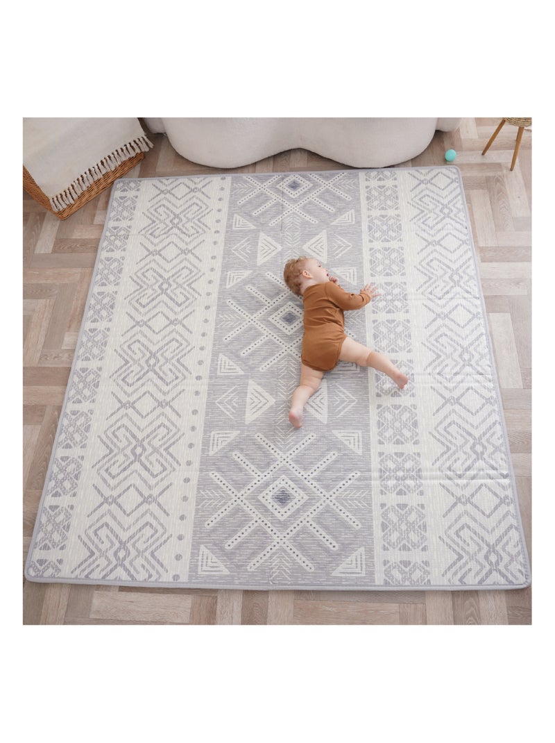 Tapis d'éveil pliable en mousse, réversible et imperméable - 180x150x1 -PURE BIG LOVE | SUPERBE BEBE