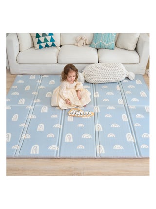 Tapis d'éveil pliable en mousse, réversible et imperméable - 200x180x1,5 -RAINBOW SKY | SUPERBE BEBE