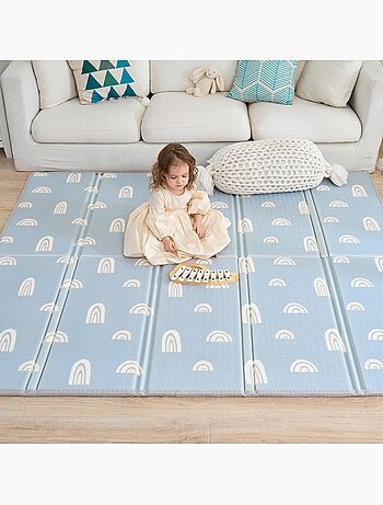 Tapis d'éveil pliable en mousse, réversible et imperméable - 200x180x1,5 - FOX | SUPERBE BEBE
