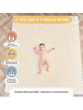 Tapis d'éveil pliable en mousse, réversible et imperméable - 180x150x1 - CASTLE | SUPERBE BEBE