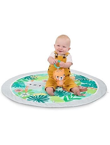 Tapis d'éveil pliable forêt tropicale - arche et 7 jouets - bright starts